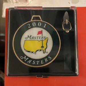 Masters 2001 Bag Tag NWT